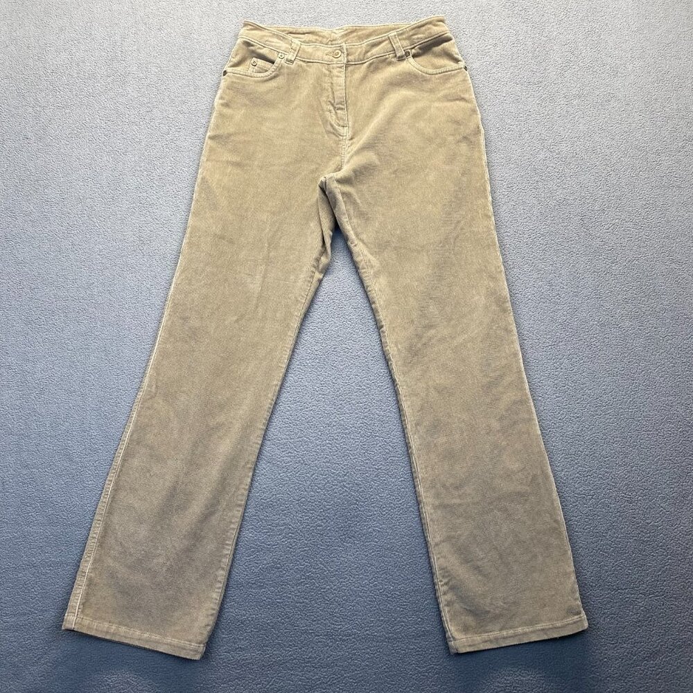 WOOLRICH Women's‎ Tan Khaki 1030 Corduroy Straight Leg Pants Size 6